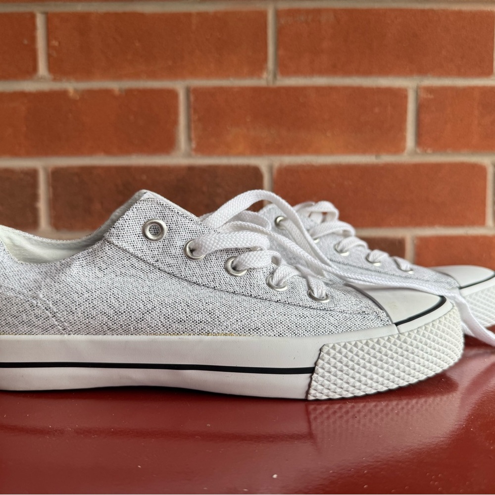 Classic White Kids Sneakers